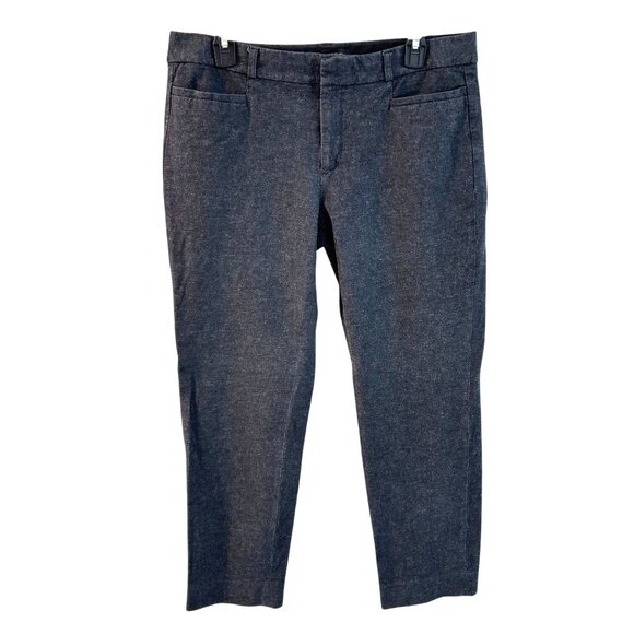 Banana Republic Brushed Fabric Skinny Ankle Sloan Pant - Charcoal - Size 10 - Picture 1 of 10